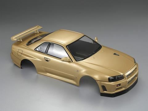 KILLERBODY NISSAN SKYLINE R34 195MM FINISHED BODY-GOLD