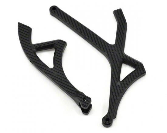 HOBAO HYPER SS/CAGE NITRO FRONT/REAR CHASSIS STIFFENER SET