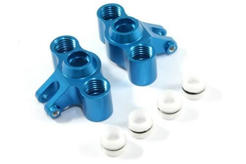 FASTRAX TRAXXAS MINI SLASH/MINI E-REVO BLUE FRONT/REAR KNUCKLE ARM