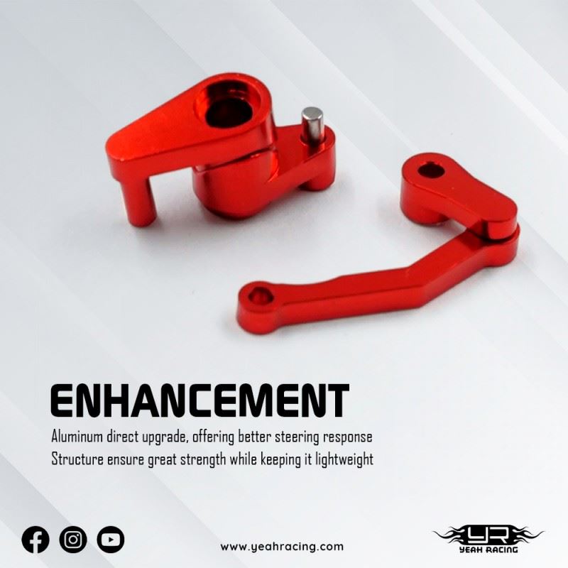 Yeah Racing Aluminum Servo Saver Set For Kyosho Mini-Z Mb010