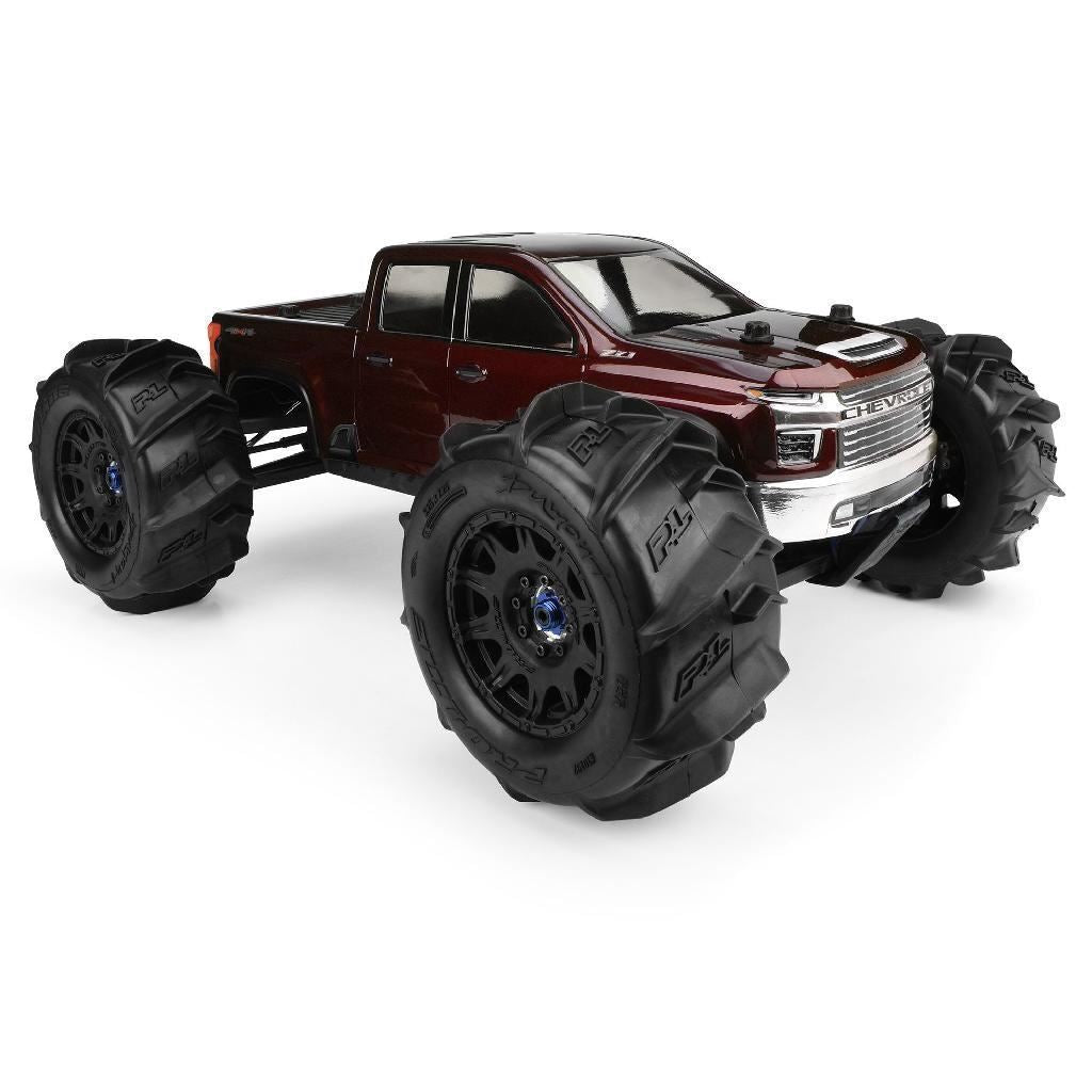 Proline 1/8 2021 Chevy Silverado 2500 Hd Clear Body:  E-Revo 2.0 & M