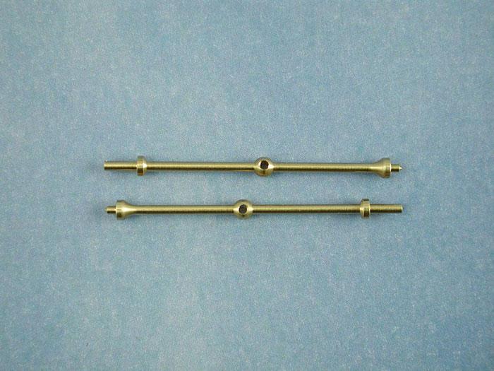 Radio Active 1 Hole Capping Stanchion, Brass 30mm (pk10)