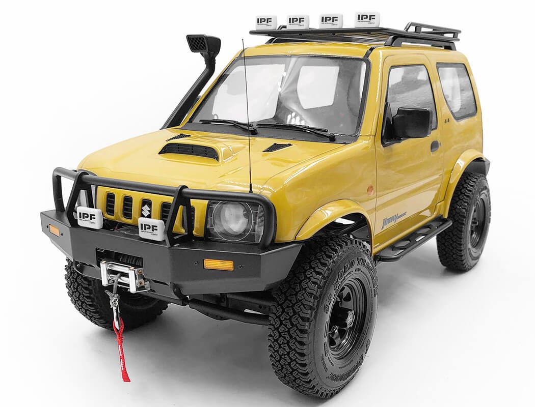 RC4WD KANGAROO FRONT BUMPER W/IPF LIGHTS FOR MST 1/10 CMX W/ JIMNY J3 BODY