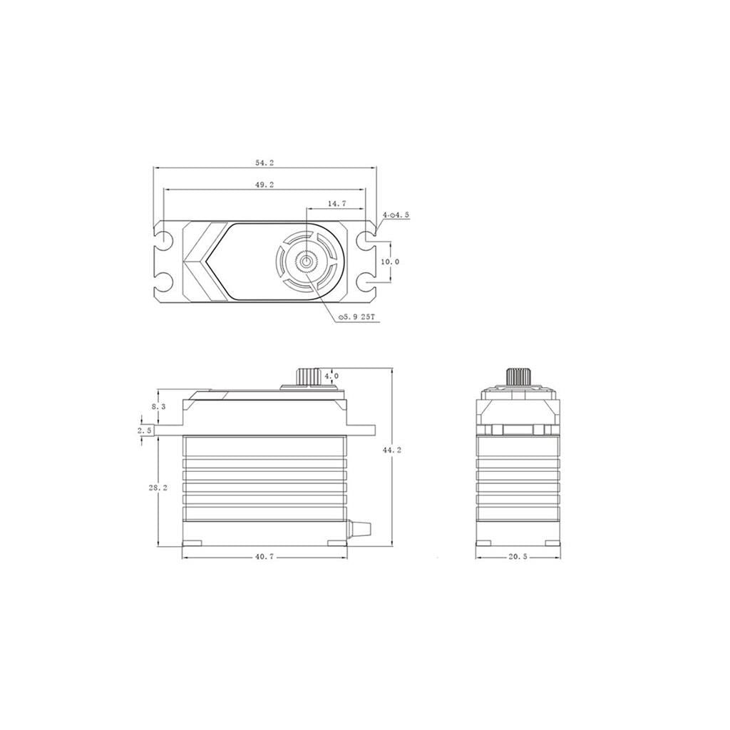 Srt T6S Hv Brushless Servo