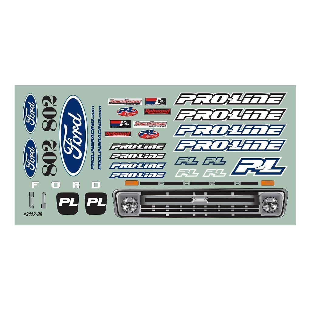 Proline 1/10 1966 Ford F-100 Clear Body: Stampede