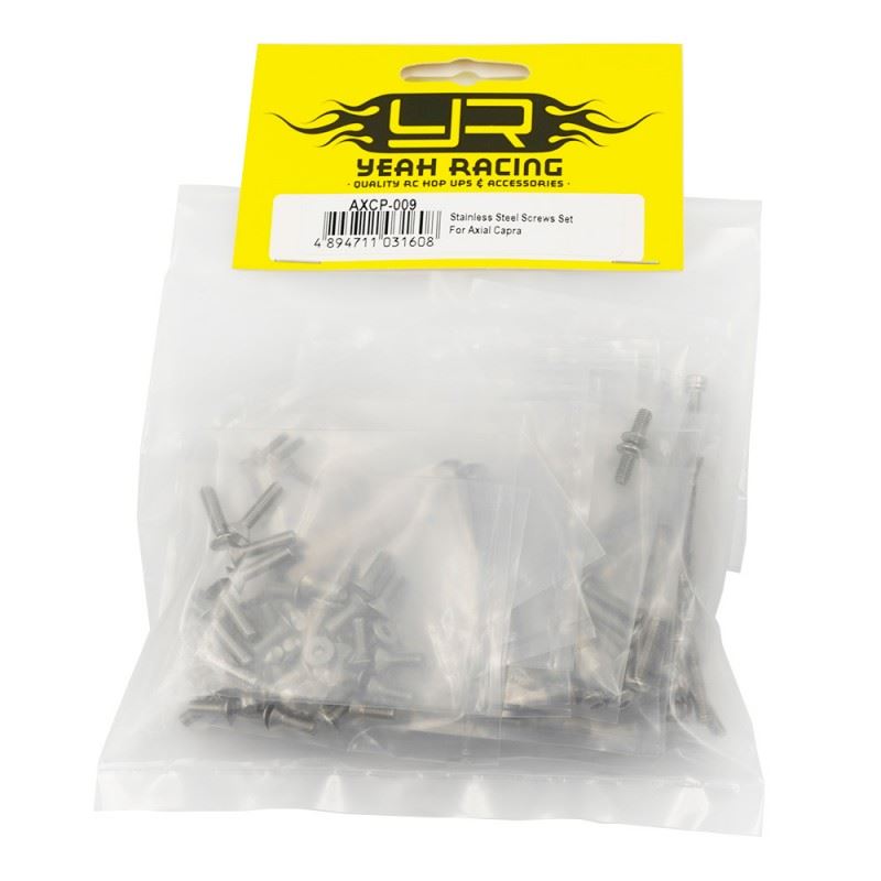 Yeah Racing Stainless Steel Screws Set For Axial Capra