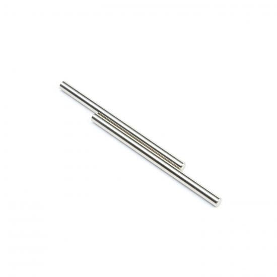 TLR Hinge Pins, 4 x 66mm, Electro Nickel (2): 8X