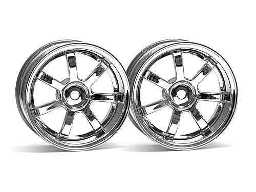 HPI Rays Gram Lights 57S-Pro Wheel Chrome (6mm Offset)