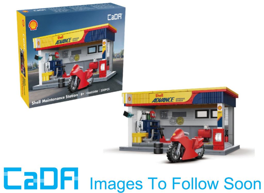 Cada Shell Maintenance Service Station - 330 Pcs