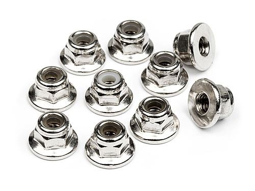 HPI Flanged Lock Nut M3 (10Pcs)