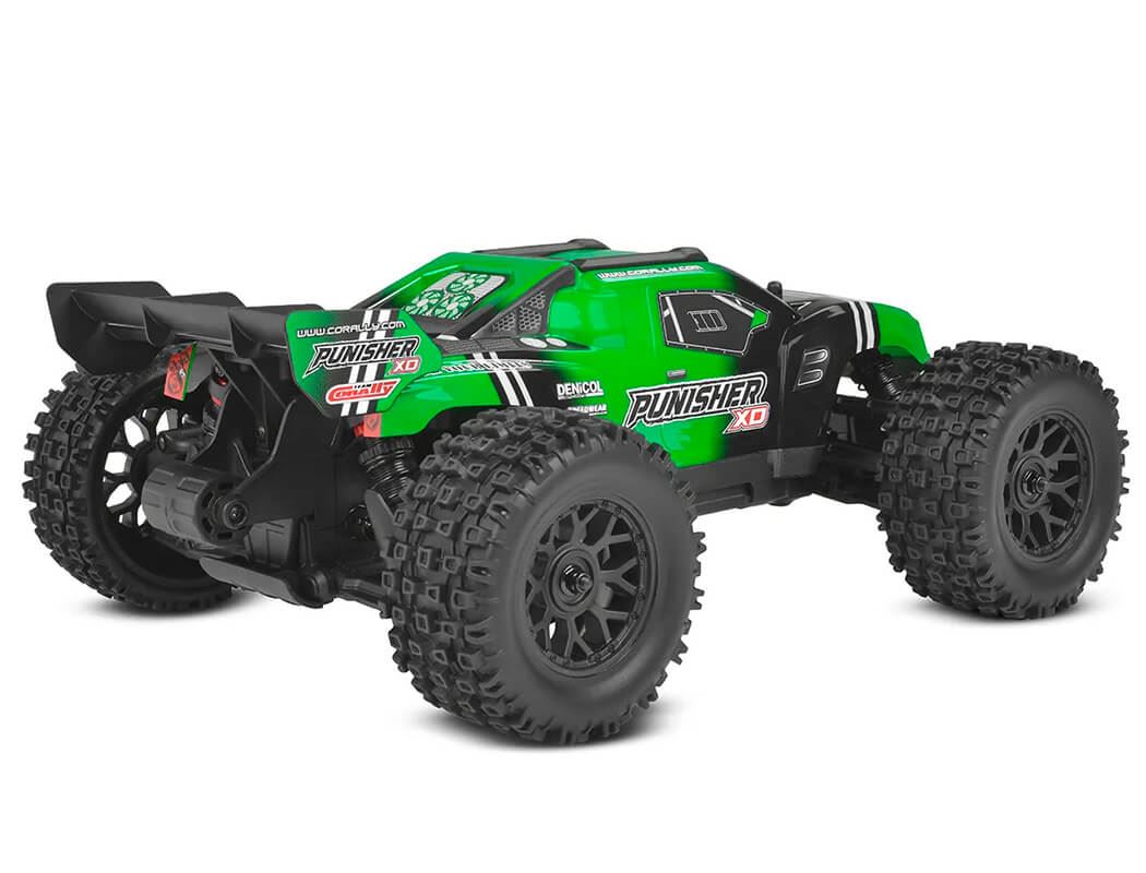 Corally Punisher Xd Rtr Truck - Green
