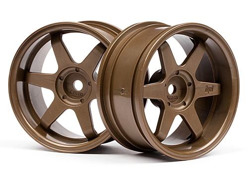 HPI Te37 Wheel 26mm Bronze (6mm Offset)