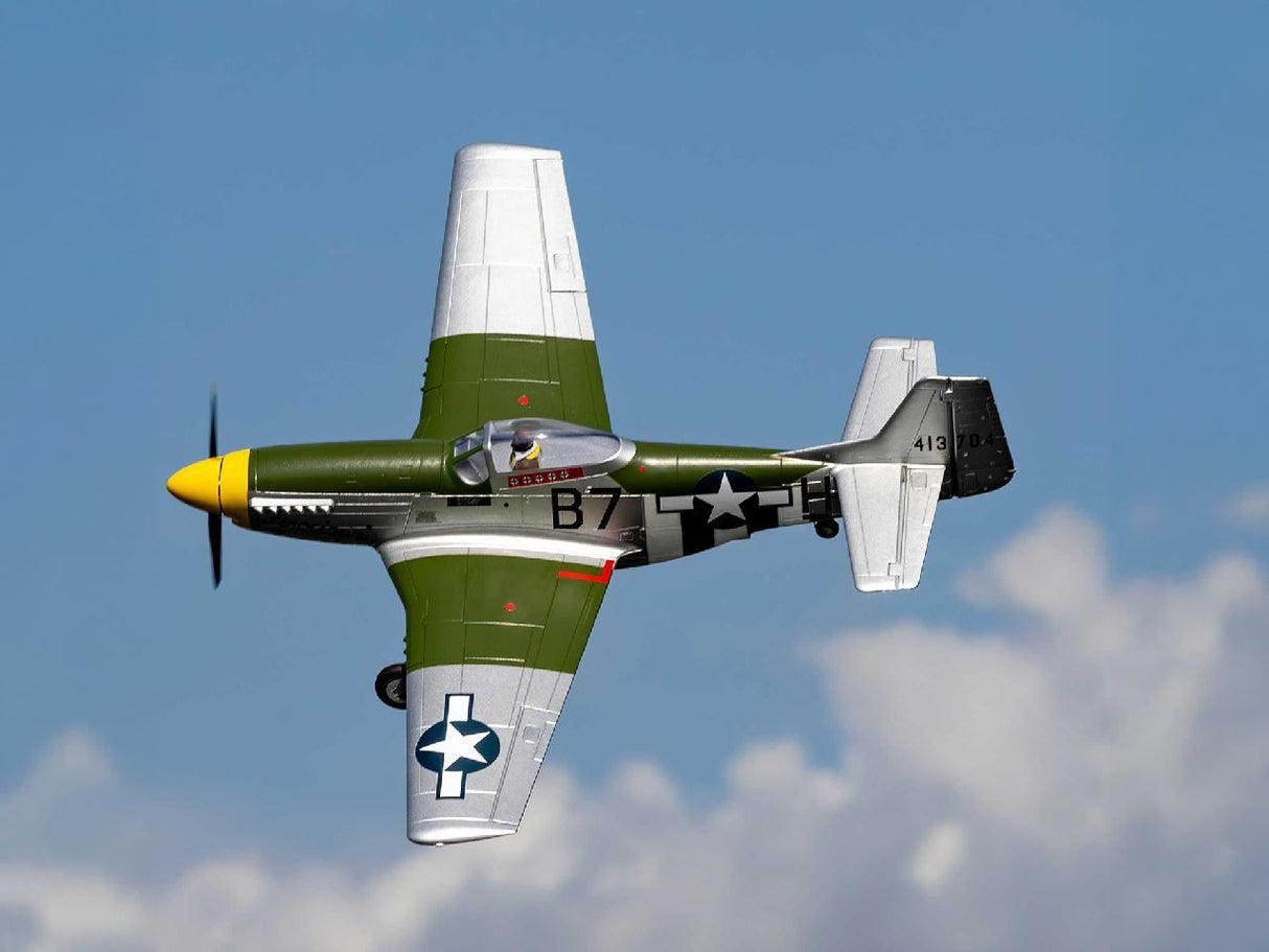 E Flite P-51D Mustang 1.0M Bnf Basic With As3X+ And Safe Select