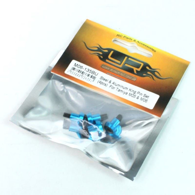 Yeah Racing Steel & Aluminum King Pin Set (4pcs) For Tamiya M05 & M06