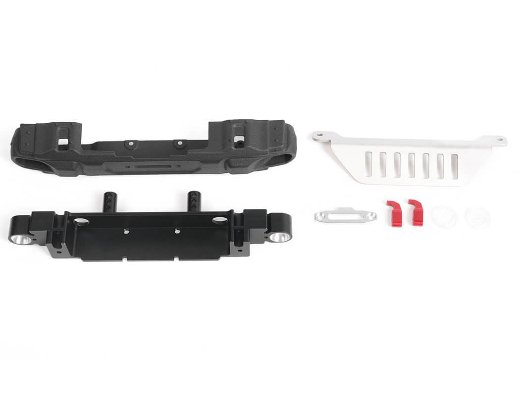 RC4WD OEM NARROW FRONT WINCH BUMPER W/ STEERING GUARD FOR AXIAL 1/10 SCX10 III JEEP (GLADIATOR/WRANG