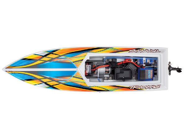 Traxxas Blast High-Performance Electric Race Boat - Orange