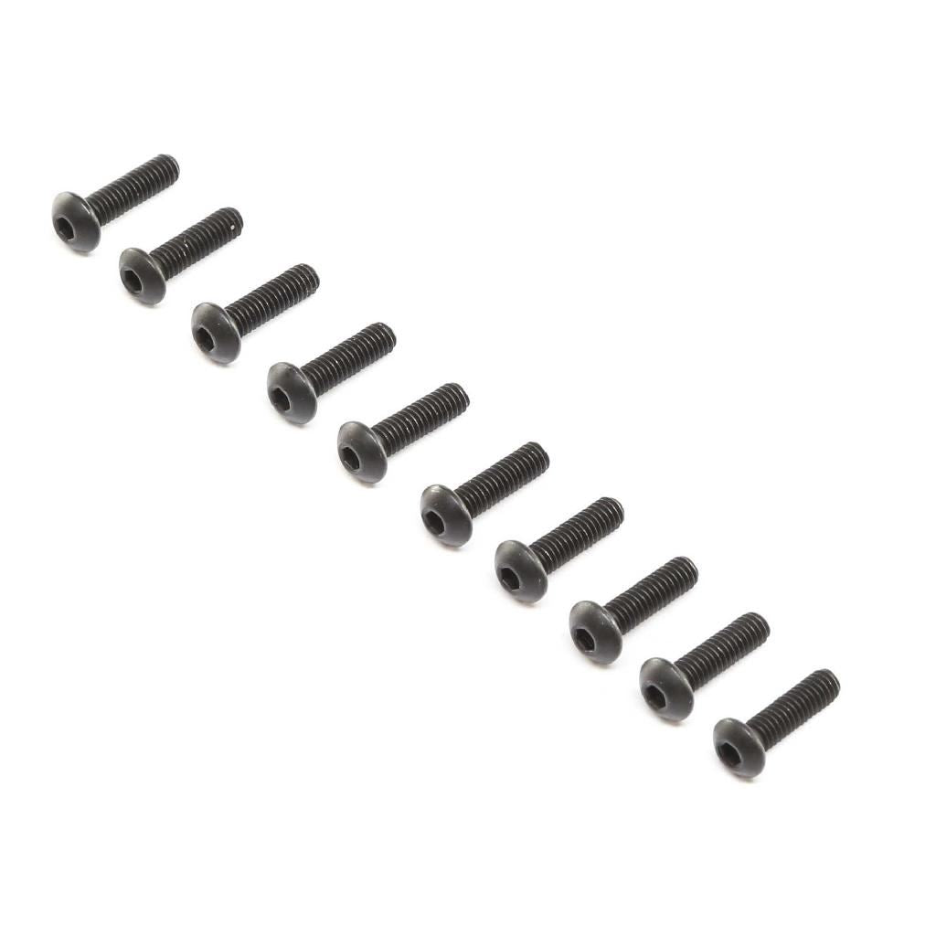 Losi Button Head Screws, M4 X 16Mm Stl (10)