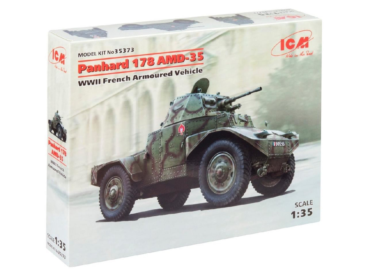 Icm Panhard 178 Amd-35, Wwii French Armoured Vehicle