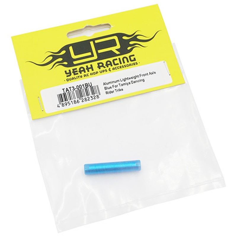 Yeah Racing Aluminum Lightweight Front Axle Blue For Tamiya T3-01 Dancing Rider Trike