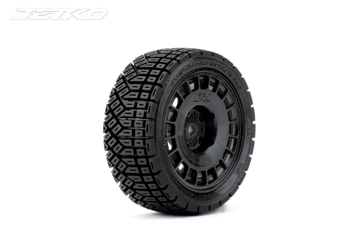 Jetko Ex Avantgarde 1/10 Touring/Rally Tyre Black Wheel 12Mm Hex (4)
