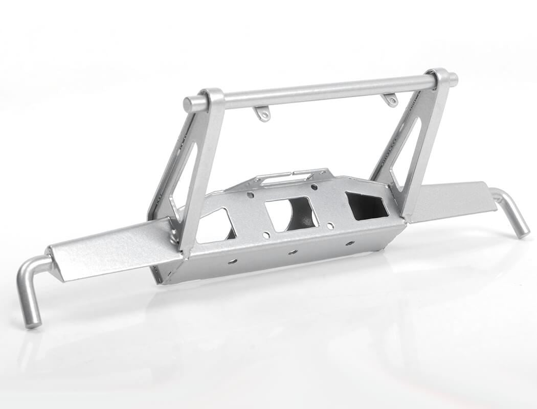 RC4WD SHIRYA FRONT WINCH BUMPER W/ LIGHTS FOR VANQUISH VS4-10 ORIGIN BODY (SILVER)