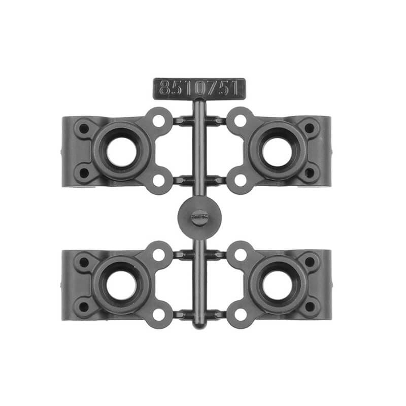 Team Associated Rc10B7 Carbon Ft Rear Hub Set -4Mm Offset