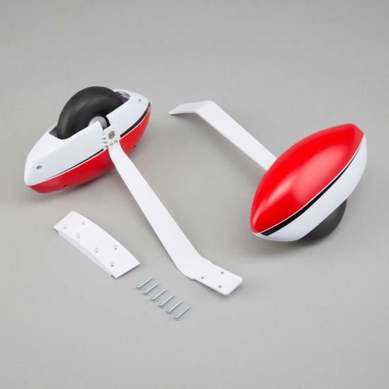 Main Landing Gear w/axles: C-Z Cessna 150 (1408)