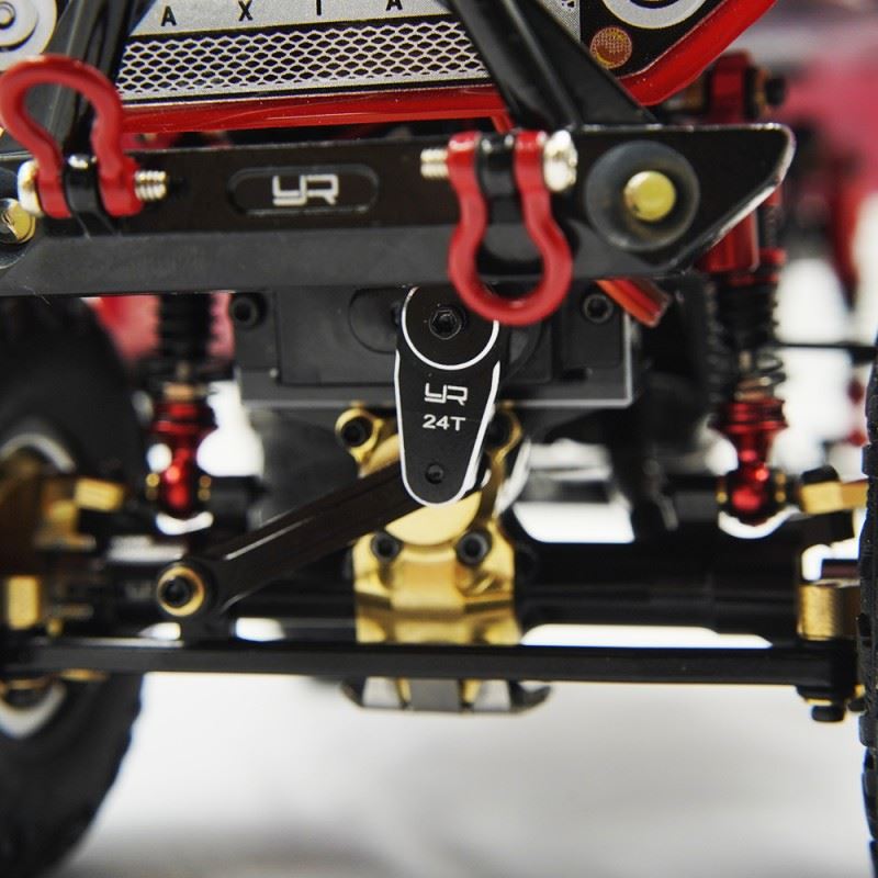 Yeah Racing Aluminum 24T Servo Horn For Axial SCX24