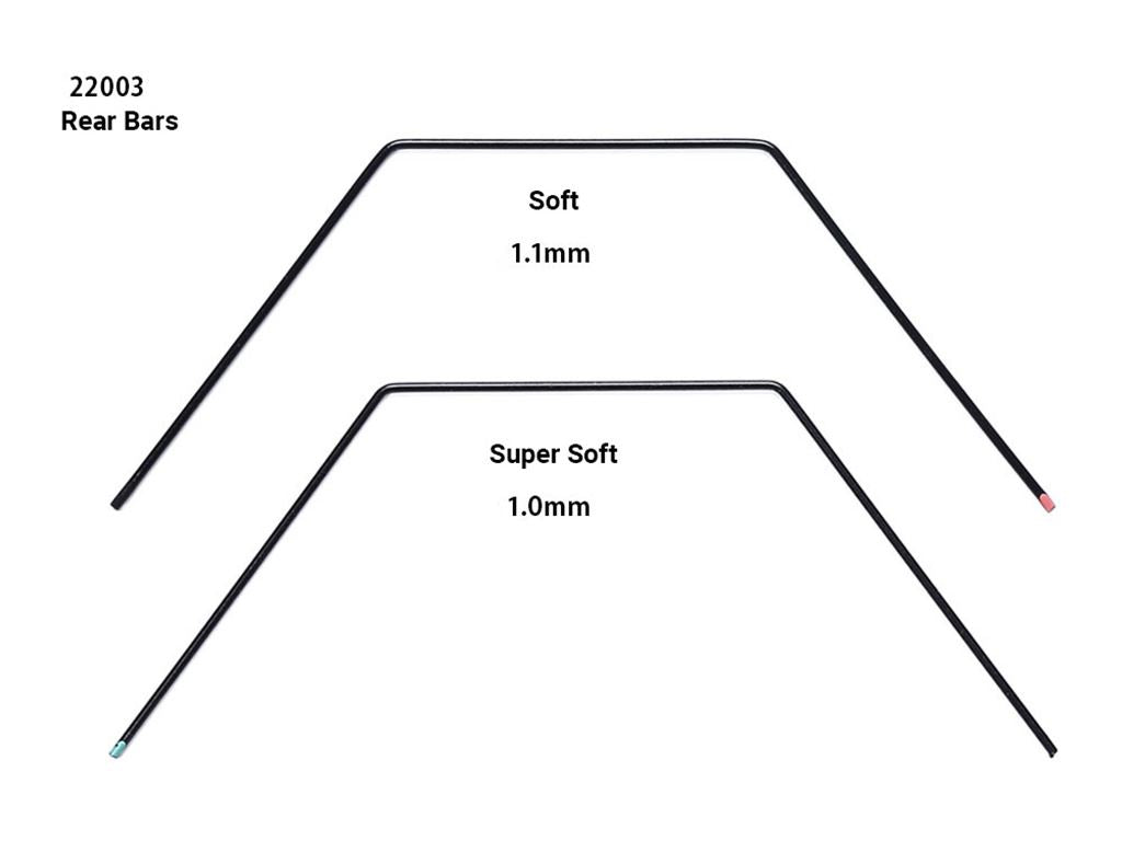 Tamiya Ta08 Stablilzer Set F/R