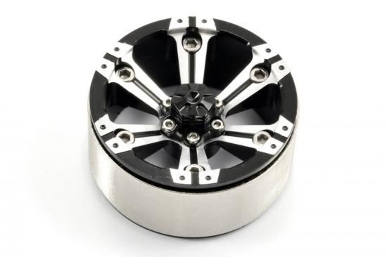 FASTRAX 1.9" HEAVY DUTY SPLIT 6-SPOKE ALLOY BEADLOCK WHEELS (x2)