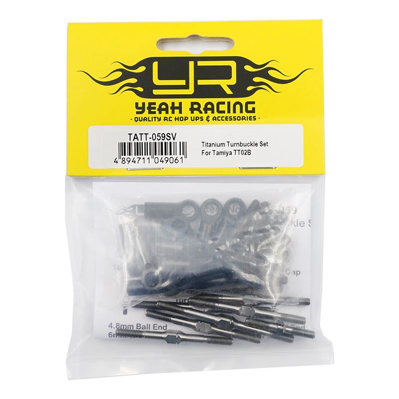 Yeah Racing Titanium Turnbuckle Set For Tamiya TT02B