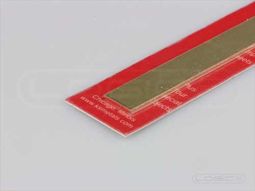 K&S Brass Strip 1.6 x 12.7 x 305mm (.064 x 1/2 x 12")