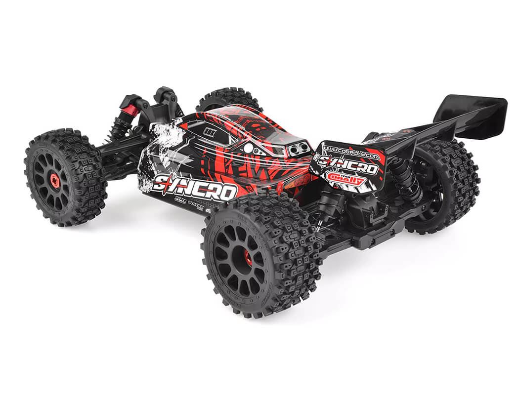 Corally Syncro-2 1/8 Brushless 3-4S Basher Buggy Rtr - Red