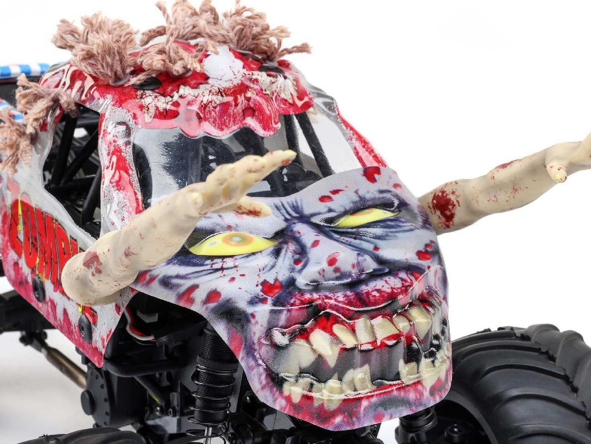 Losi 1/18 Mini Lmt Zombie 2S 4X4 Rtr Brushed Monster Truck (Batte