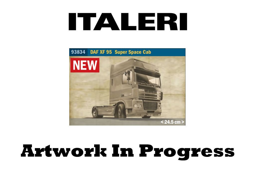 Italeri Daf Xf 95 Super Space Cab Truck