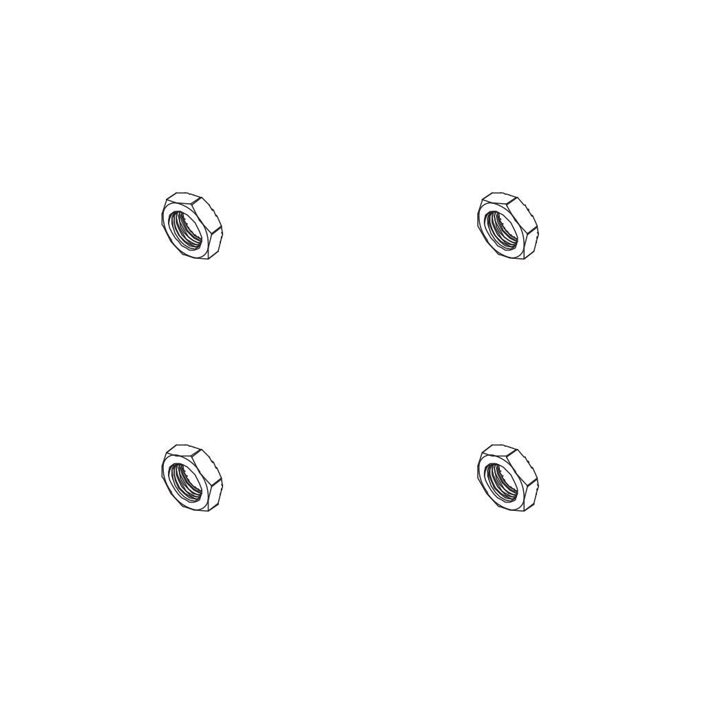 Pd Racing 17Mm Wheel Nut 4Pcs