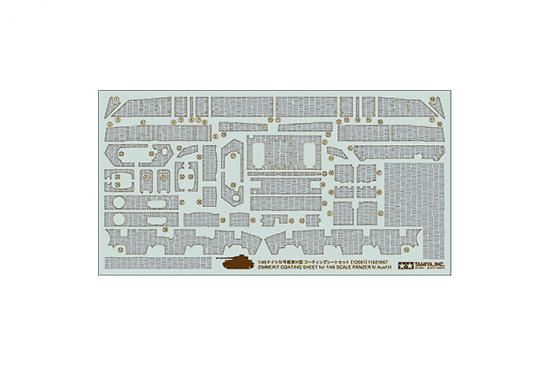 Tamiya 1/48 Panzer IV H Zim Sheet