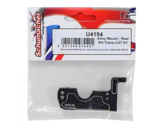 Schumacher Alloy Mount ; Rear RH Trans-CAT K1