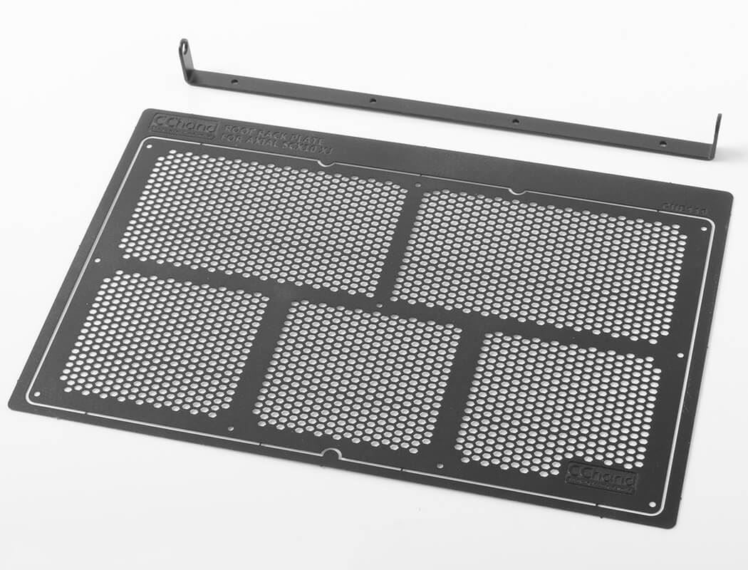 RC4WD KRABS ROOF RACK W/SPARE TYRE MOUNT FOR AXIAL SCX10 II XJ (BLACK)