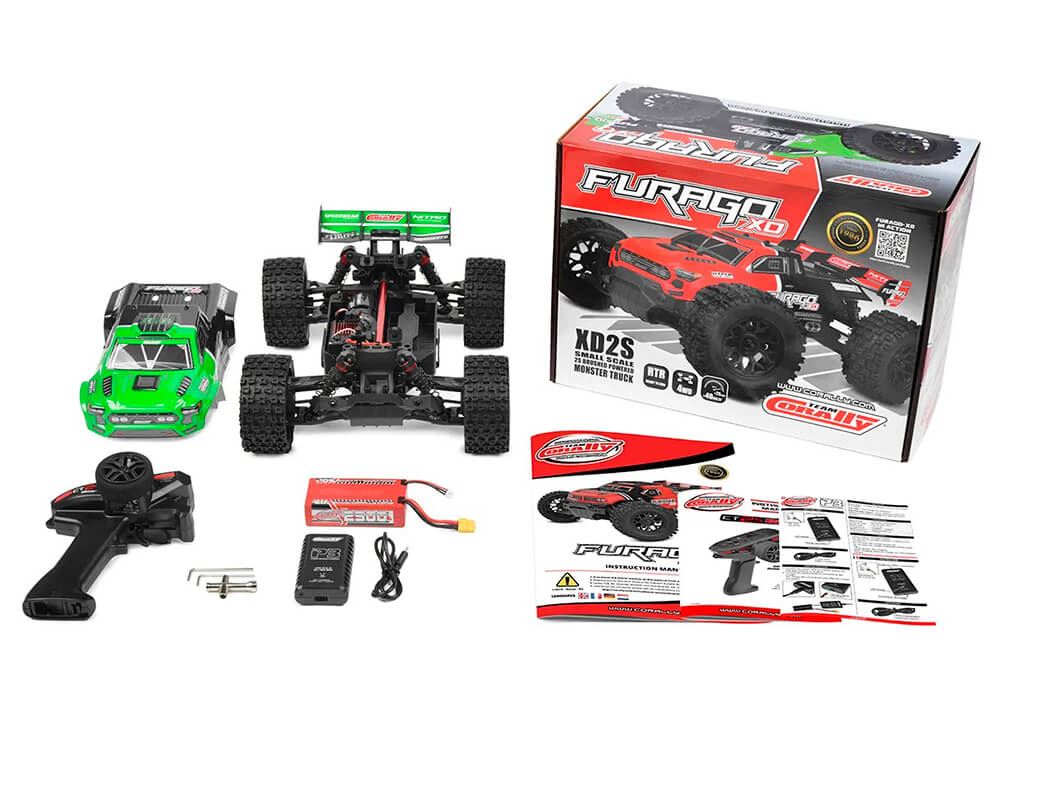 Corally Furago Xd Rtr Truck - Green