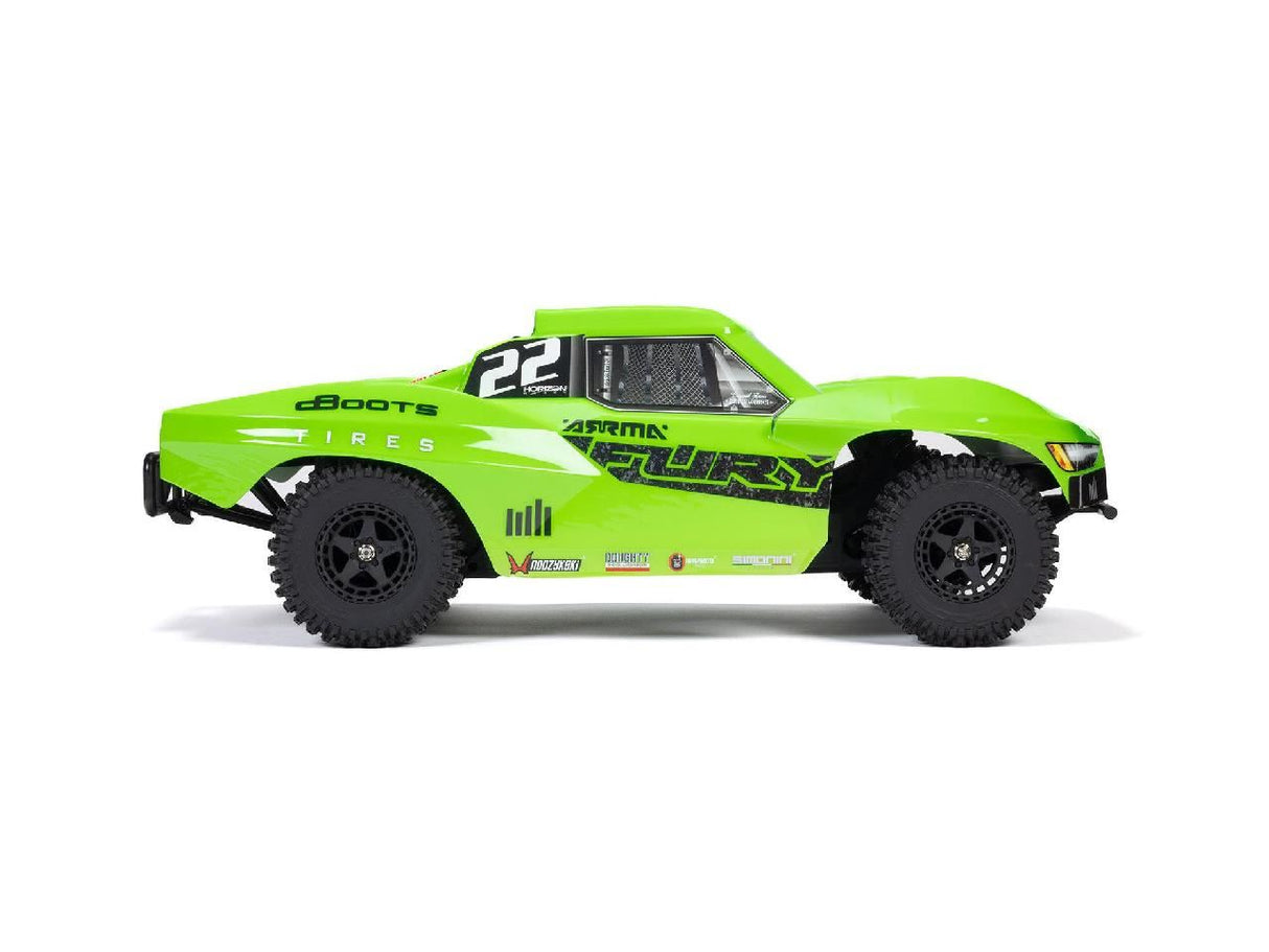 Arrma Fury 2Wd (No Battery/Charger) Green