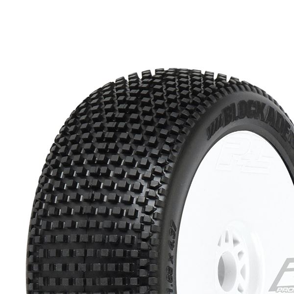 Proline 'Blockade' S4 Premount Velocity V2 White Wheels (2)