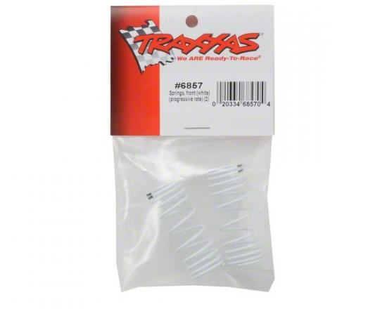 TRAXXAS Springs, front (white) (progressive rate) (2)