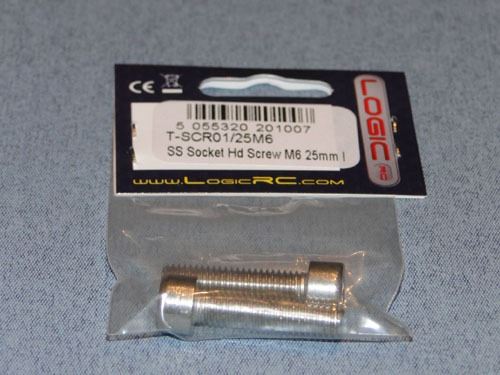 RACTIVE SS Socket Hd Screw M6 25mm Pk2