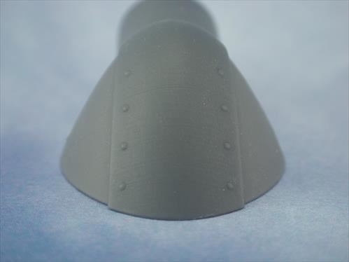 Radio Active Cowl Ventilators (Resin) 37 - H45mm - with fabricating detail