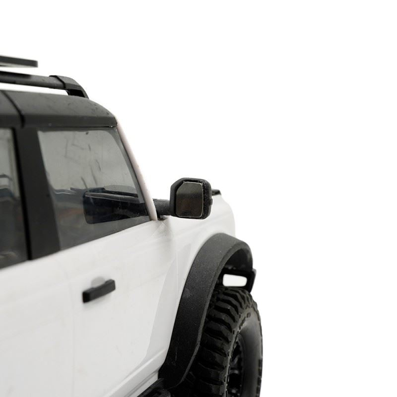 Yeah Racing Side-View Reflective Mirror Plate Fits Traxxas 1/18 TRX-4M Bronco