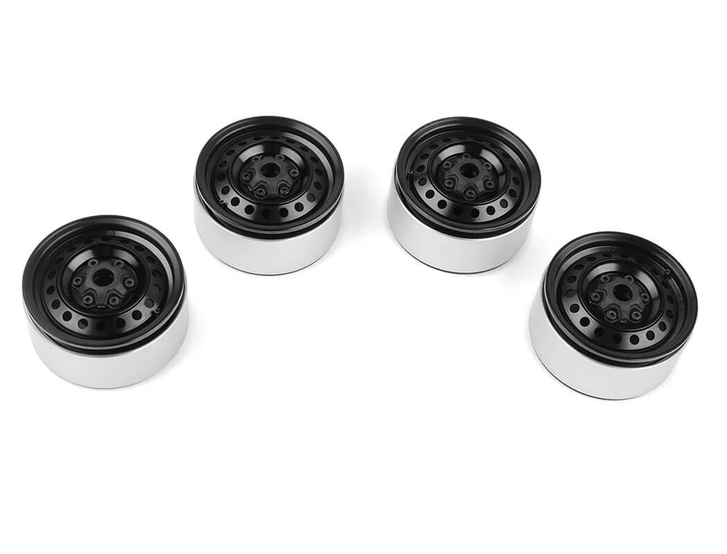 RC4WD RAD 1.9 ALUMINUM INTERNAL BEADLOCK WHEELS (BLACK)