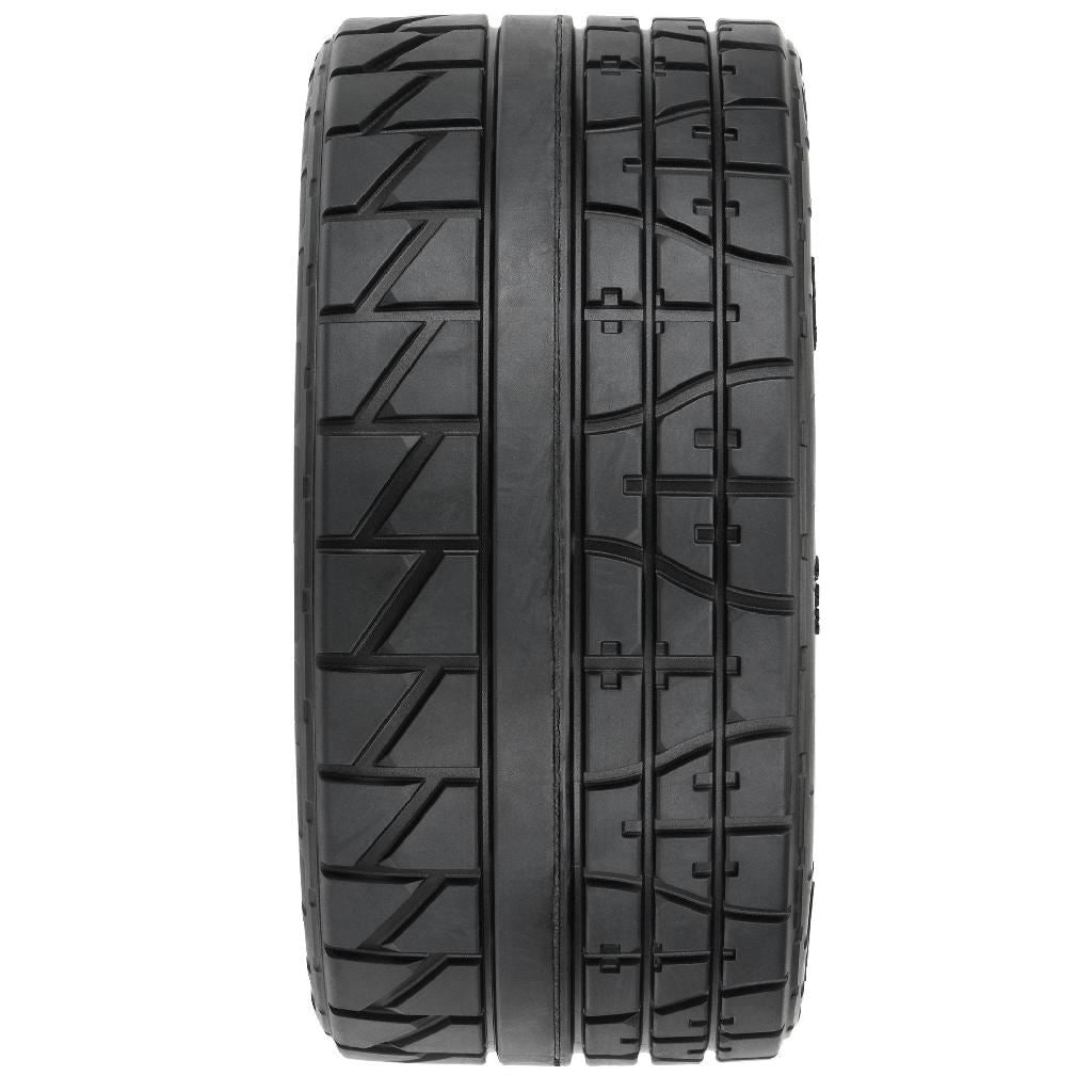 Proline 1/6 Menace Hp Belted Fr/Rr 5.7In Mt Tires Mounted 24mm Blk Ra