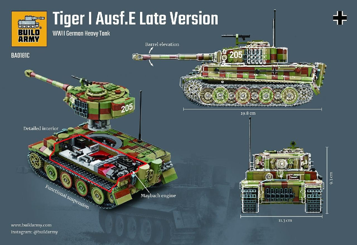 Build Army Tiger I Ausf.E Late Version