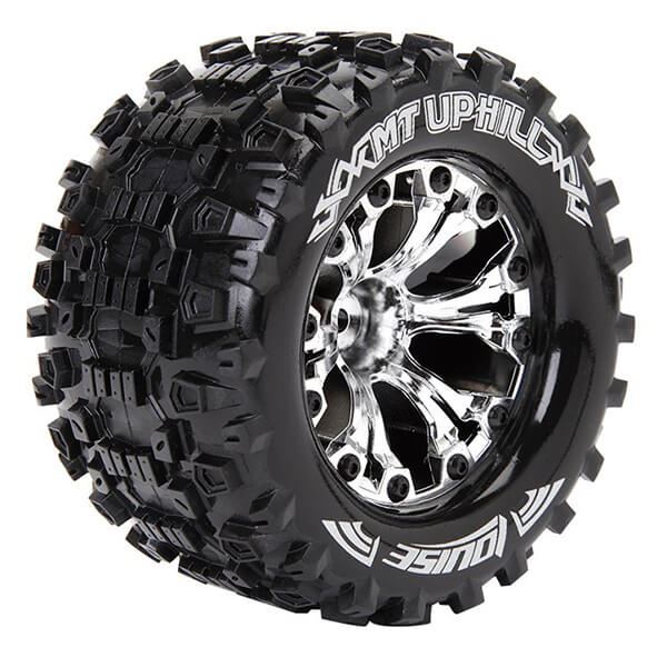LOUISE RC MT-UPHILL 1/10 SOFT HEX 14MM/BLACK CHROME ARRMA G